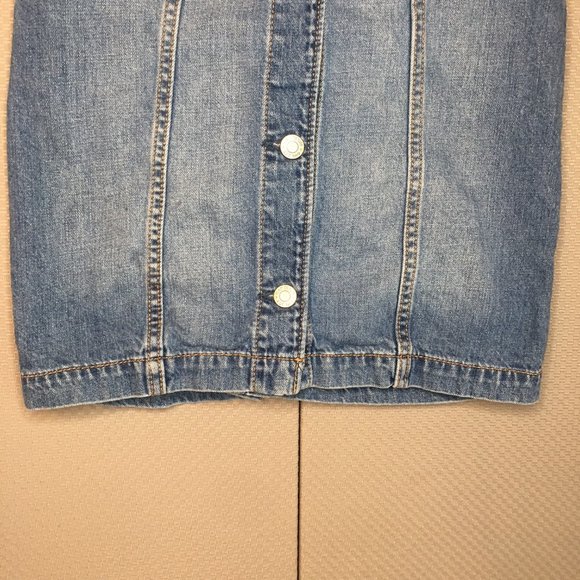 Gap Denim Overall Dress Girls Size Large - Picture 4 of 12